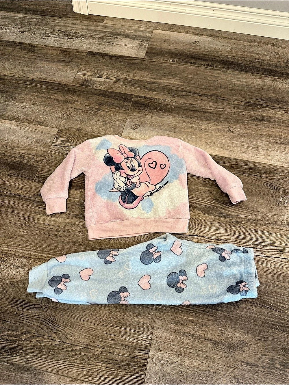 Disney Minnie Mouse Matching Set Girls 4T Like New